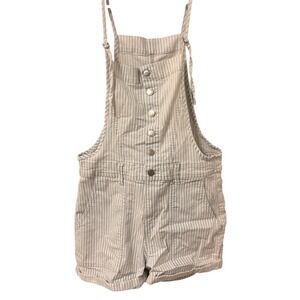 Celebrity Pink Women's Stripped Overalls Size Med Shorts